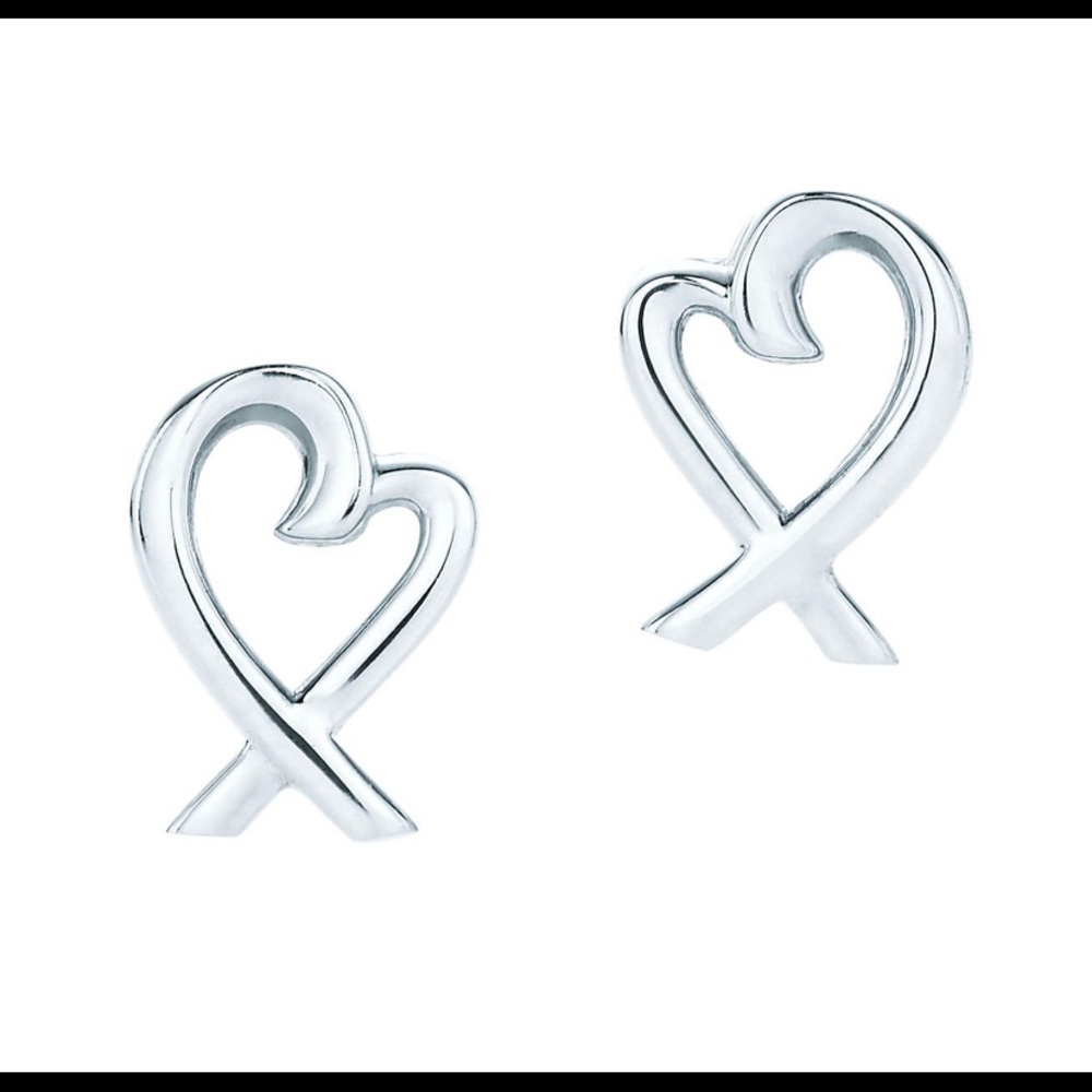 Tiffany loving heart earrings